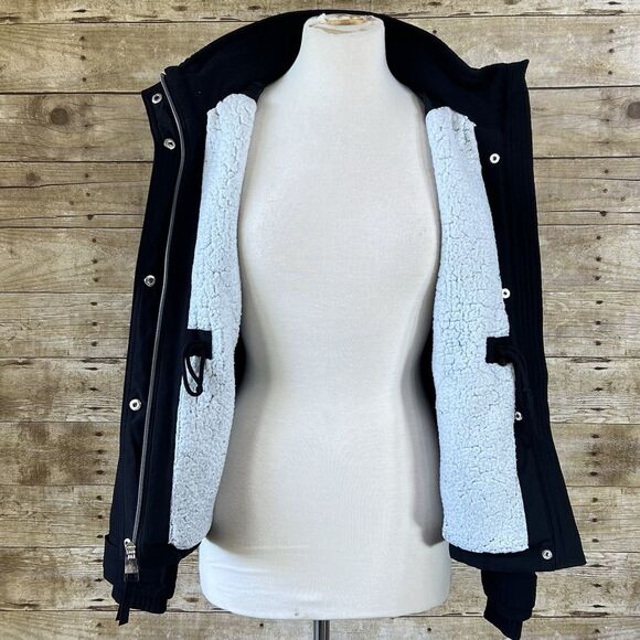 Hollister Sz XS Women’s All Weather Jacket Black Used - Picture 11 of 16